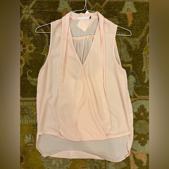 Revolve Three Eighty Two Monroe Surplice Top in prism,  sleeveless blouse XS - Picture 4 of 5